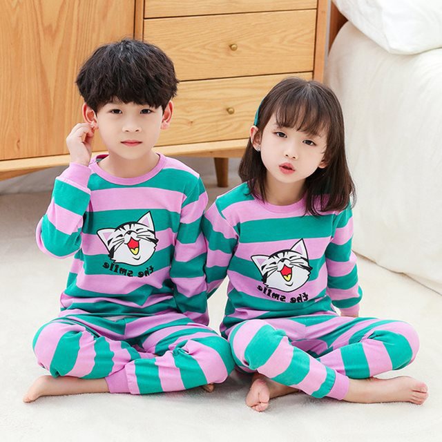 Kinder-Pyjama, Mädchen-Jungen-Nachtwäsche, Kinder-Pyjama für Kinder