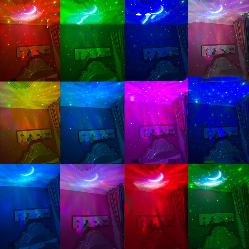 Astronauts Starry Sky Projection Lamp | RGB Light Color | Plug-in Power Suppl